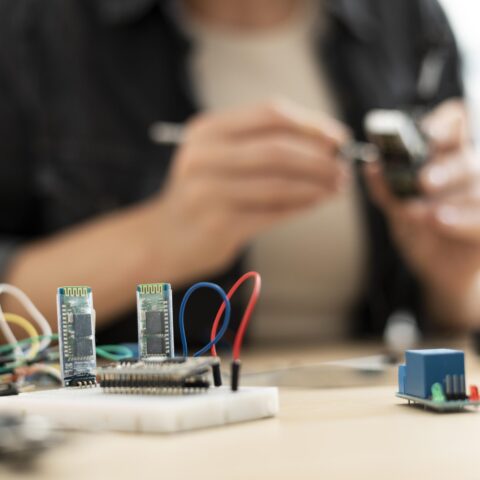 female-inventor-working-new-creation